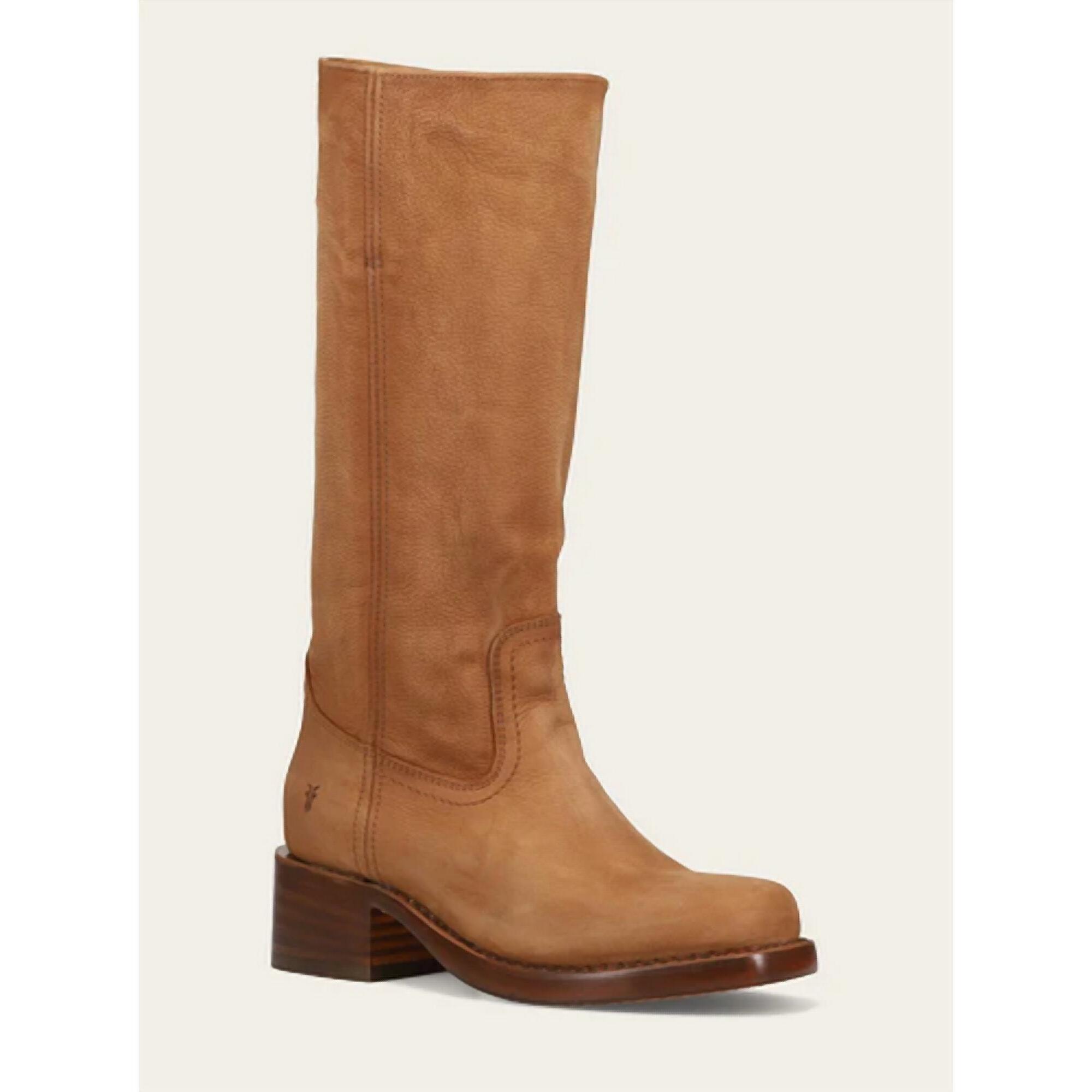 New Frye Women's Campus 14l Boot In Light Brown
